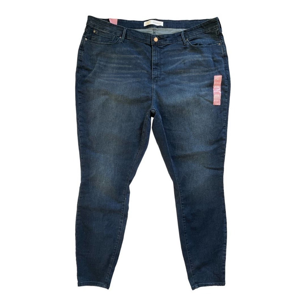 Signature by Levi Strauss Women’s High Rise Super Skinny Jeans Blue Size 28L NEW